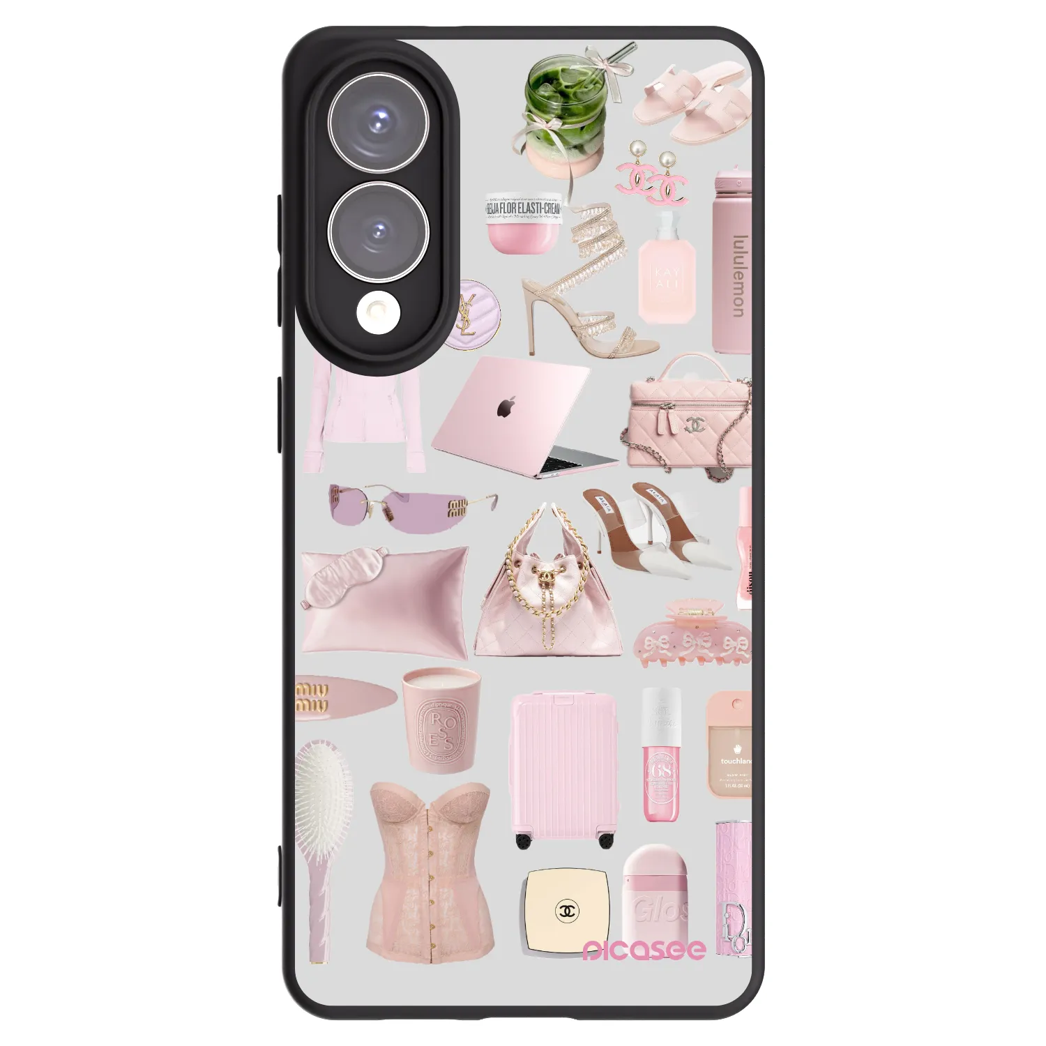 Picasee silikonový černý obal pro Samsung Galaxy S25 Edge 5G - Glam Babe
