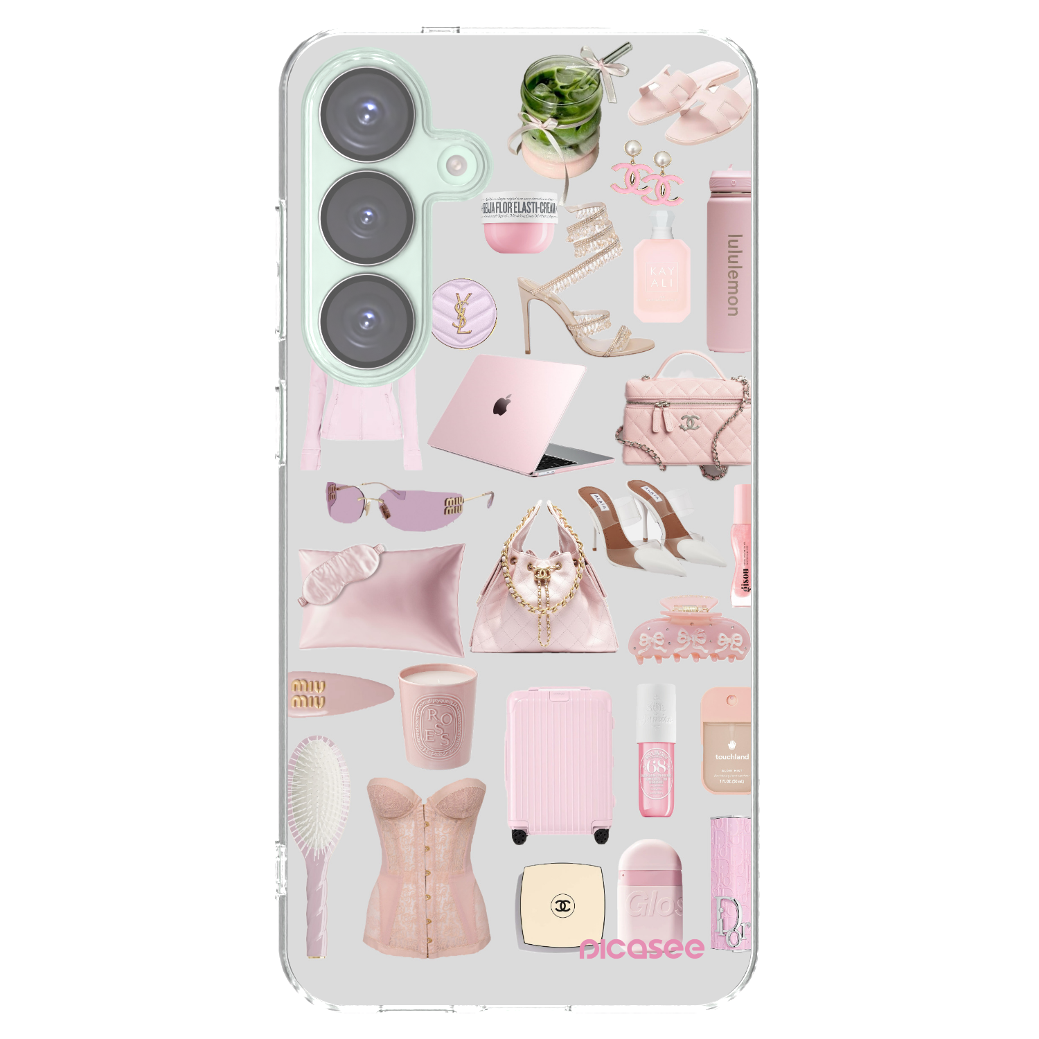 Picasee silikonový průhledný obal pro Samsung Galaxy S25+ 5G - Glam Babe