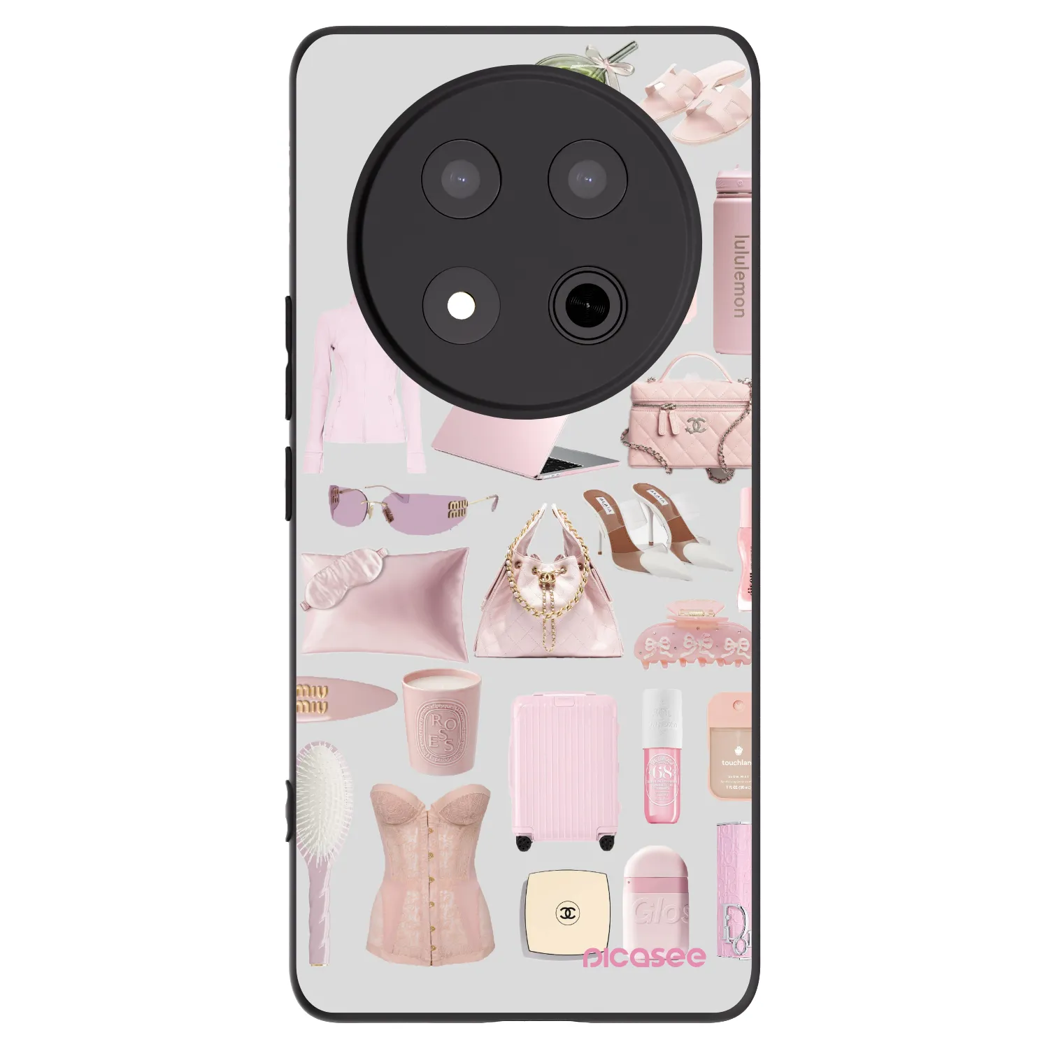Picasee silikonový černý obal pro Honor Magic7 Lite 5G - Glam Babe
