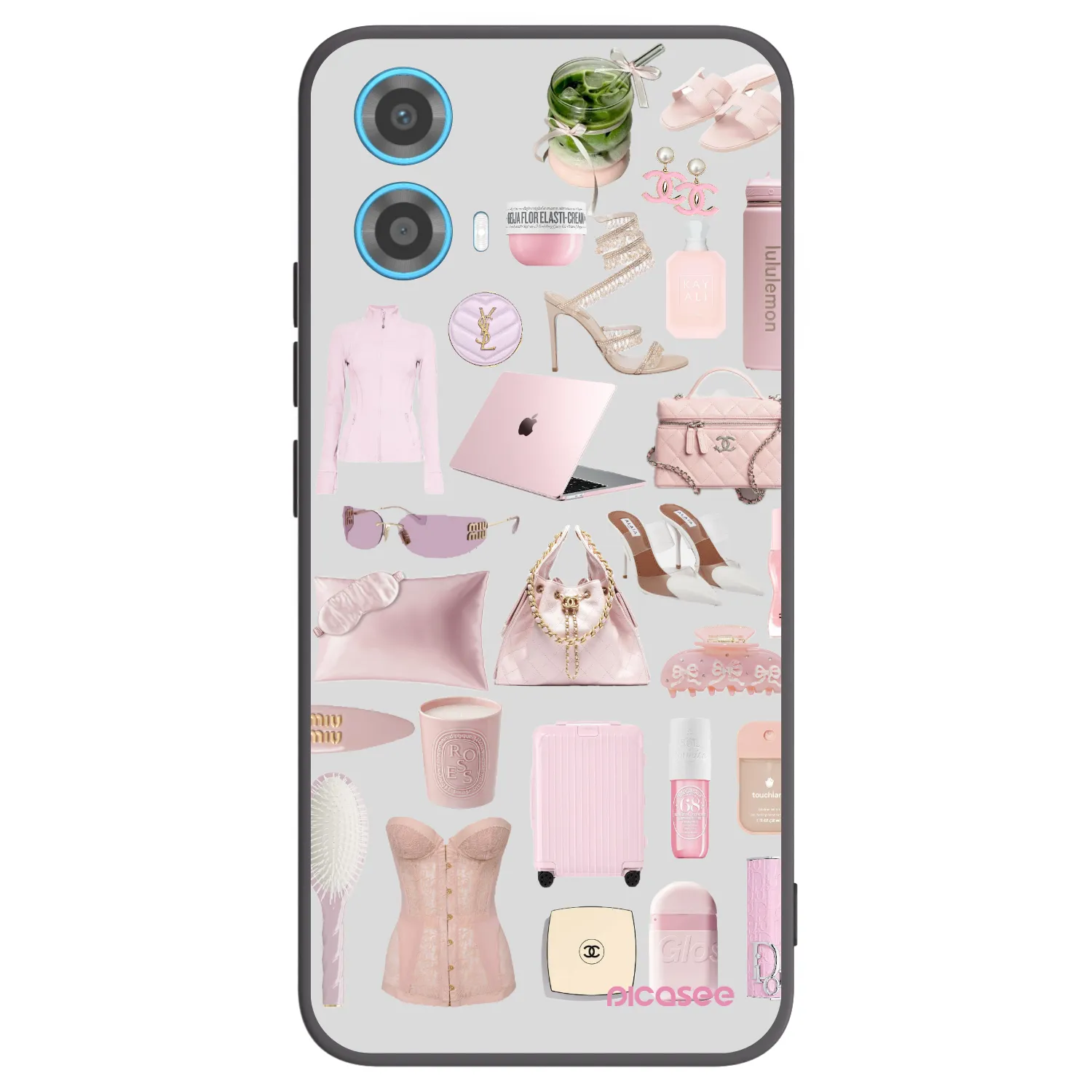 Picasee silikonový černý obal pro Motorola Moto G34 5G - Glam Babe