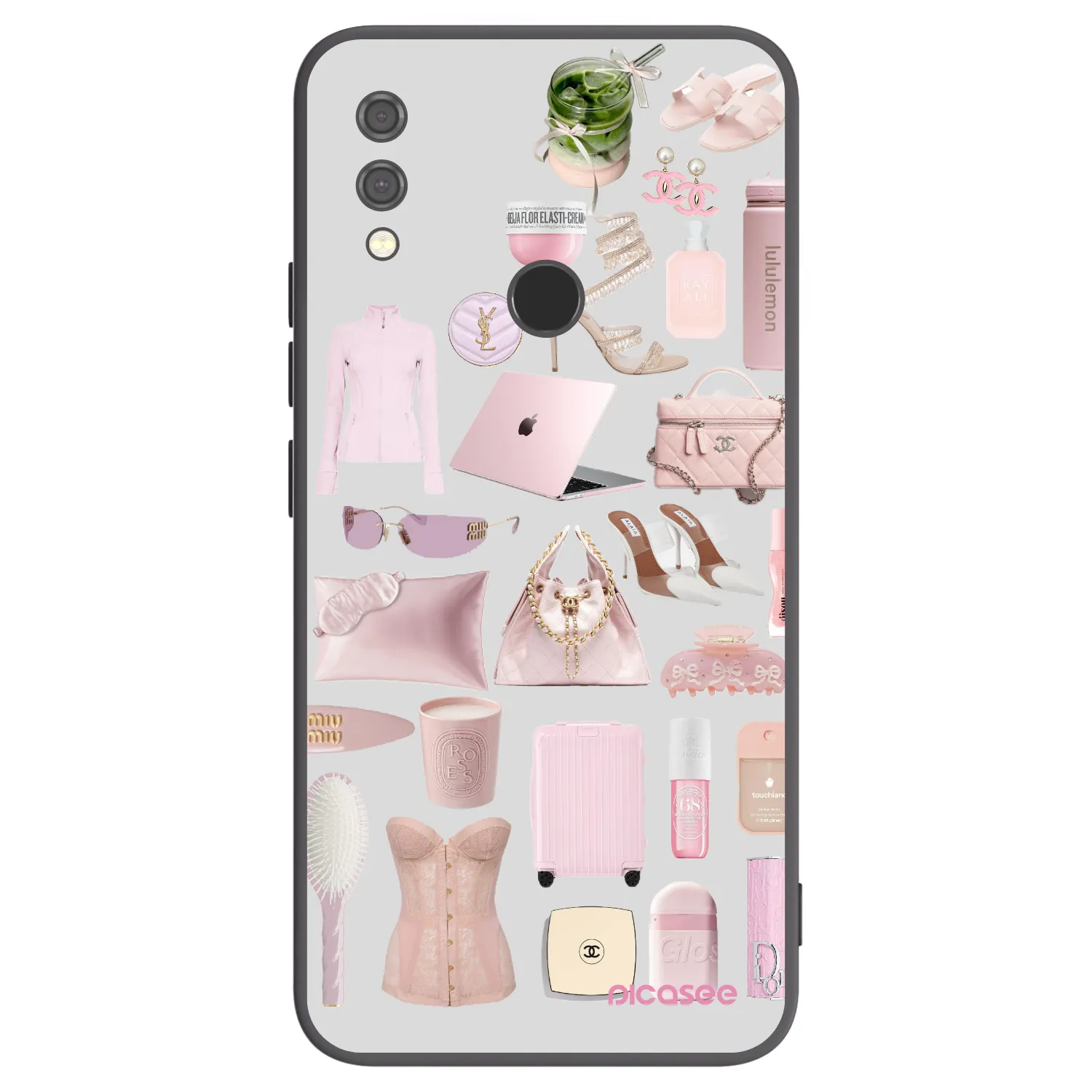 Picasee silikonový černý obal pro Xiaomi Redmi Note 7 - Glam Babe