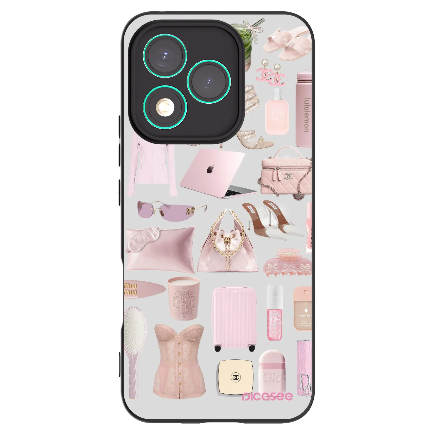 Picasee silikonový černý obal pro Honor 400 Lite 5G - Glam Babe