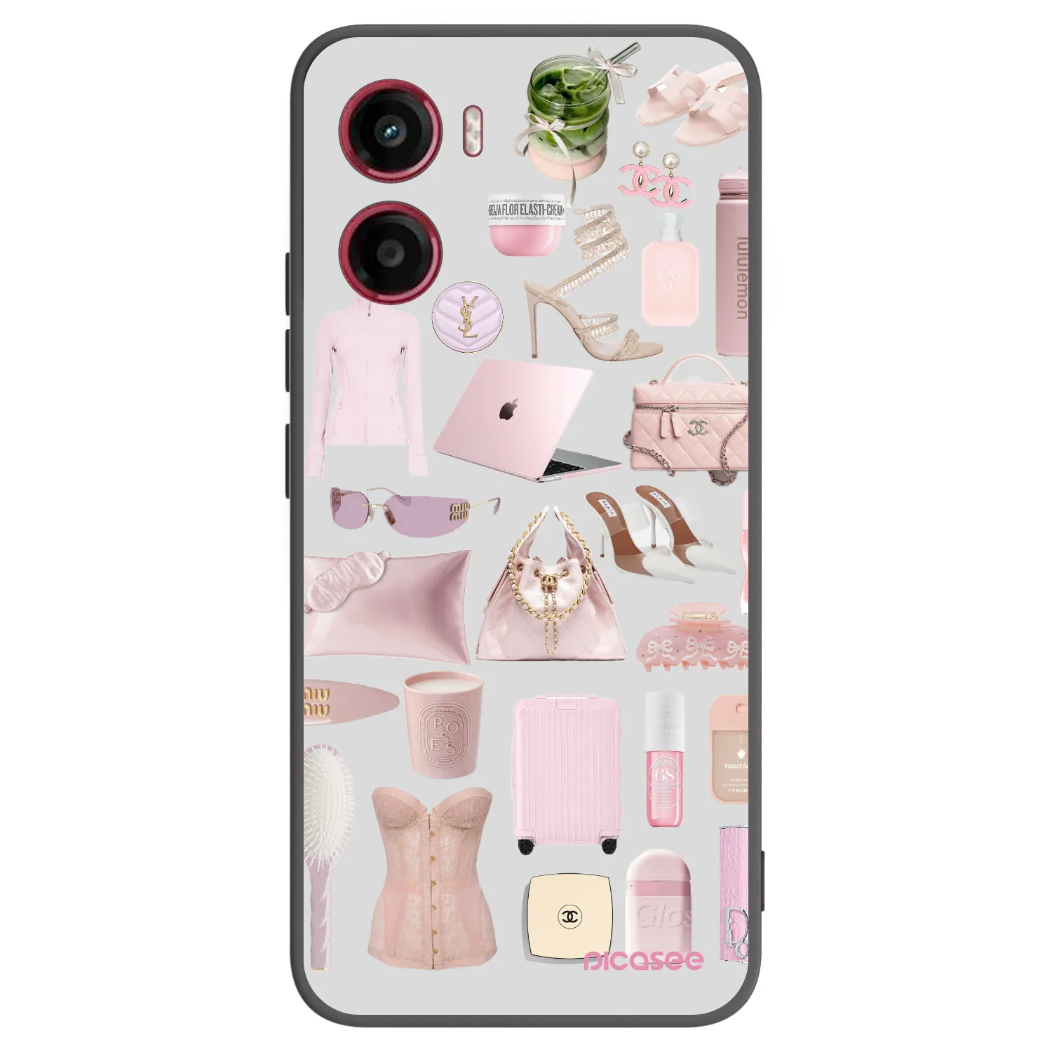 Picasee silikonový černý obal pro Motorola Moto G05 - Glam Babe