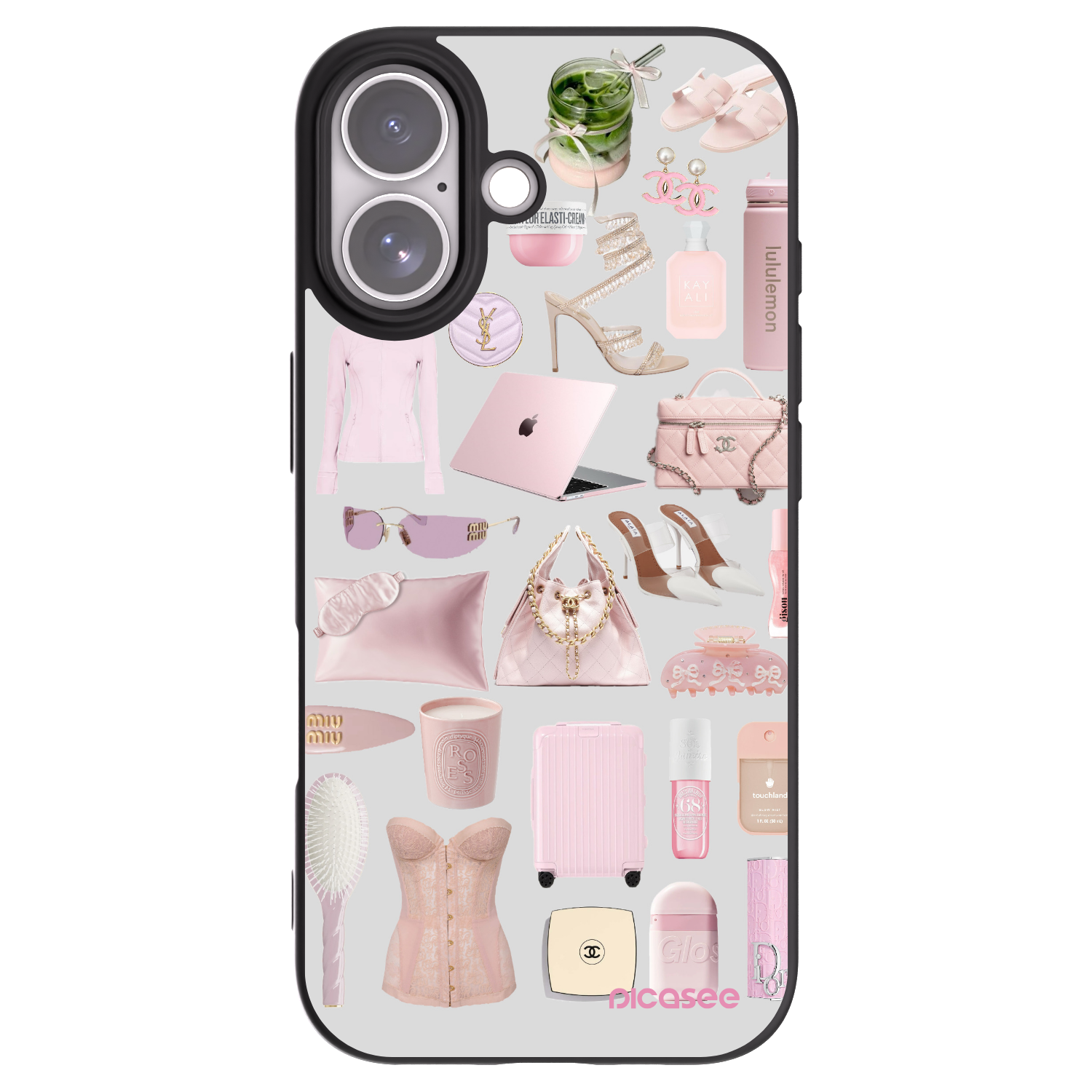 Picasee silikonový černý obal pro Apple iPhone 17 - Glam Babe