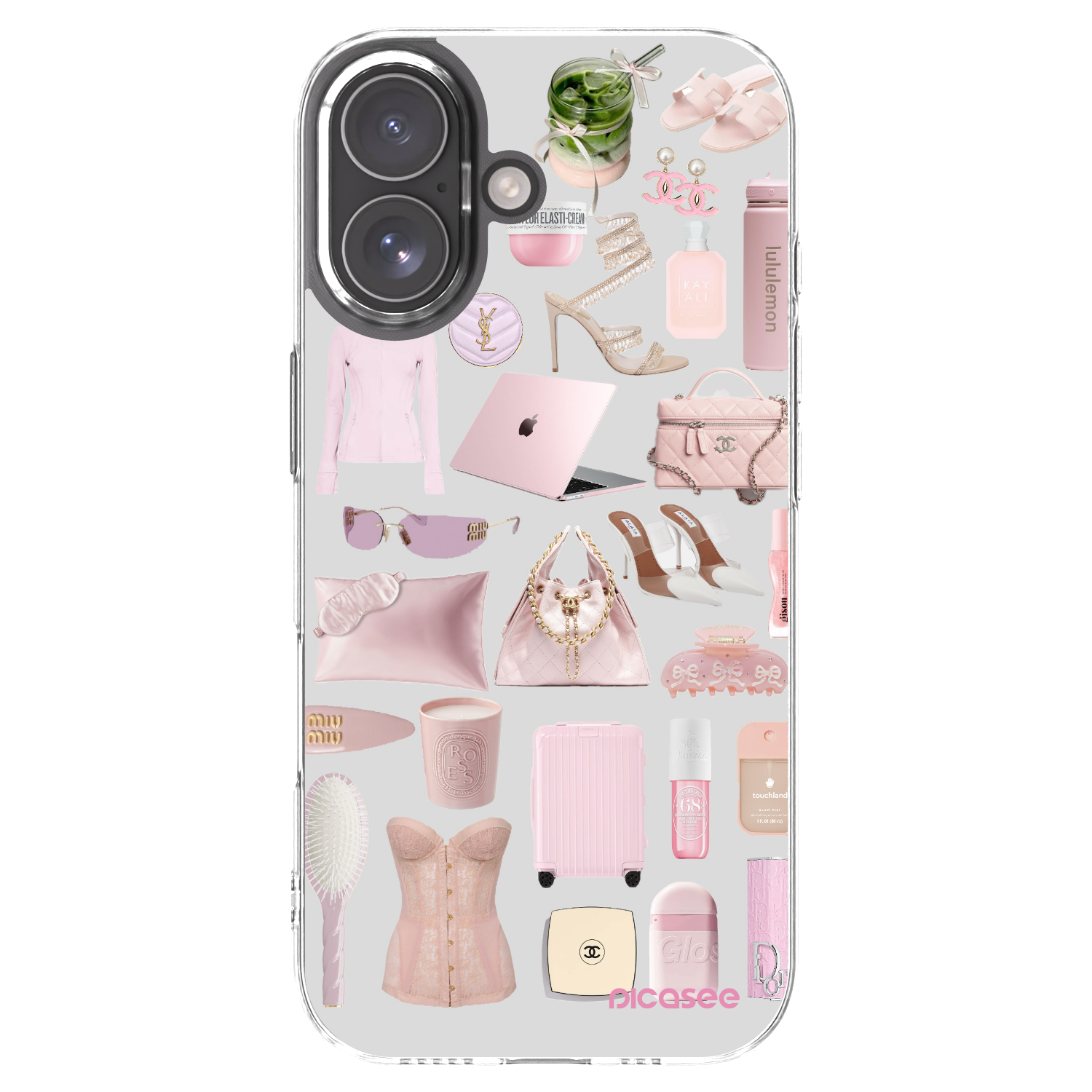 Picasee silikonový průhledný obal pro Apple iPhone 17 - Glam Babe