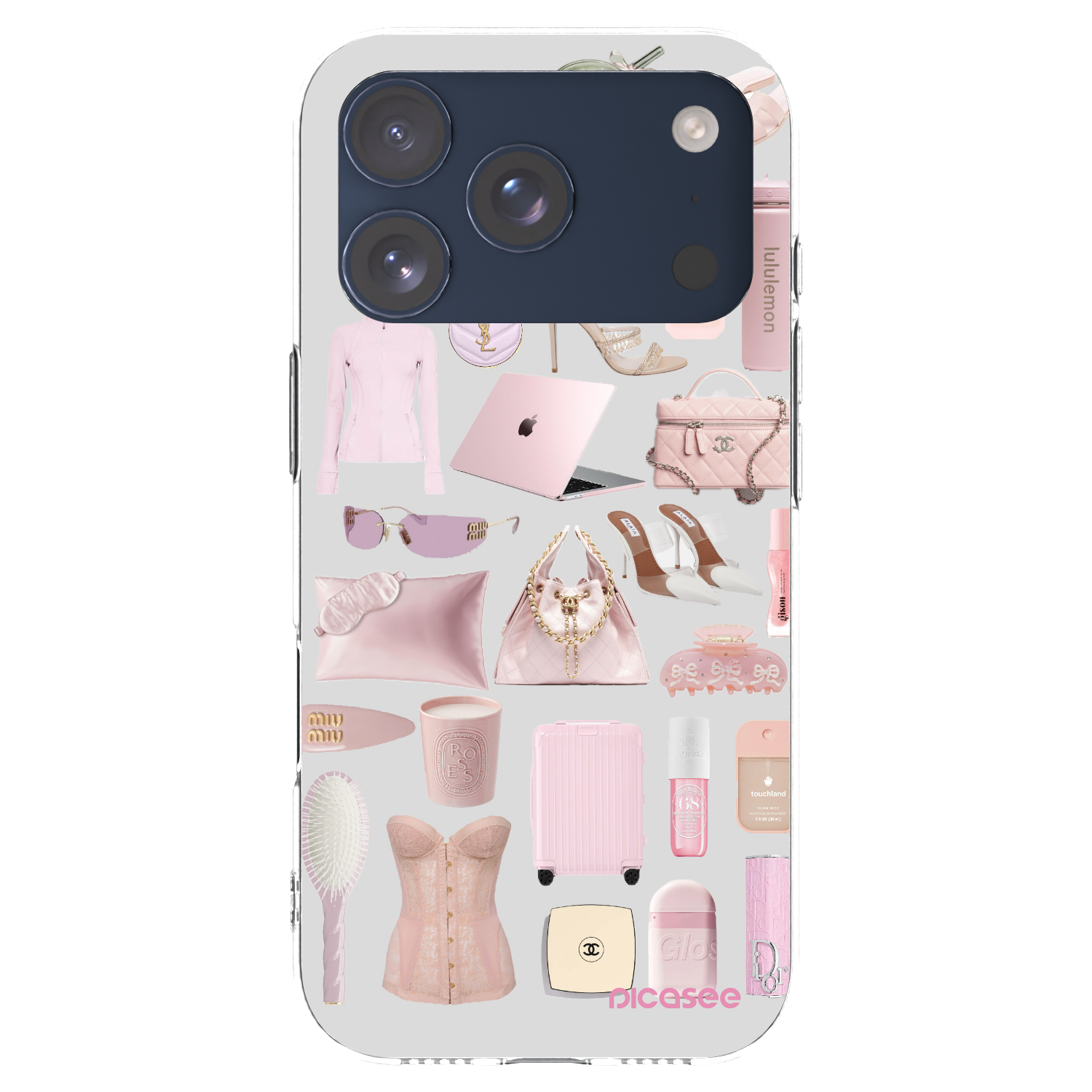 Picasee silikonový průhledný obal pro Apple iPhone 17 Pro - Glam Babe