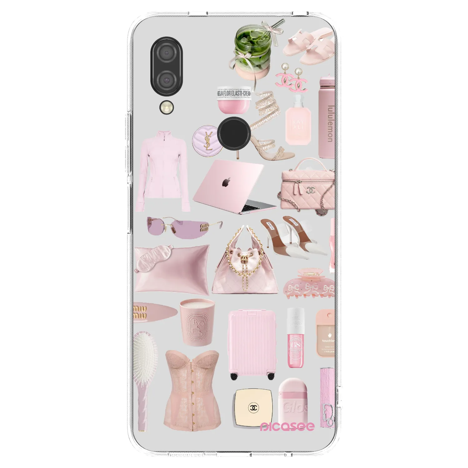 Picasee silikonový průhledný obal pro Xiaomi Redmi 7 - Glam Babe
