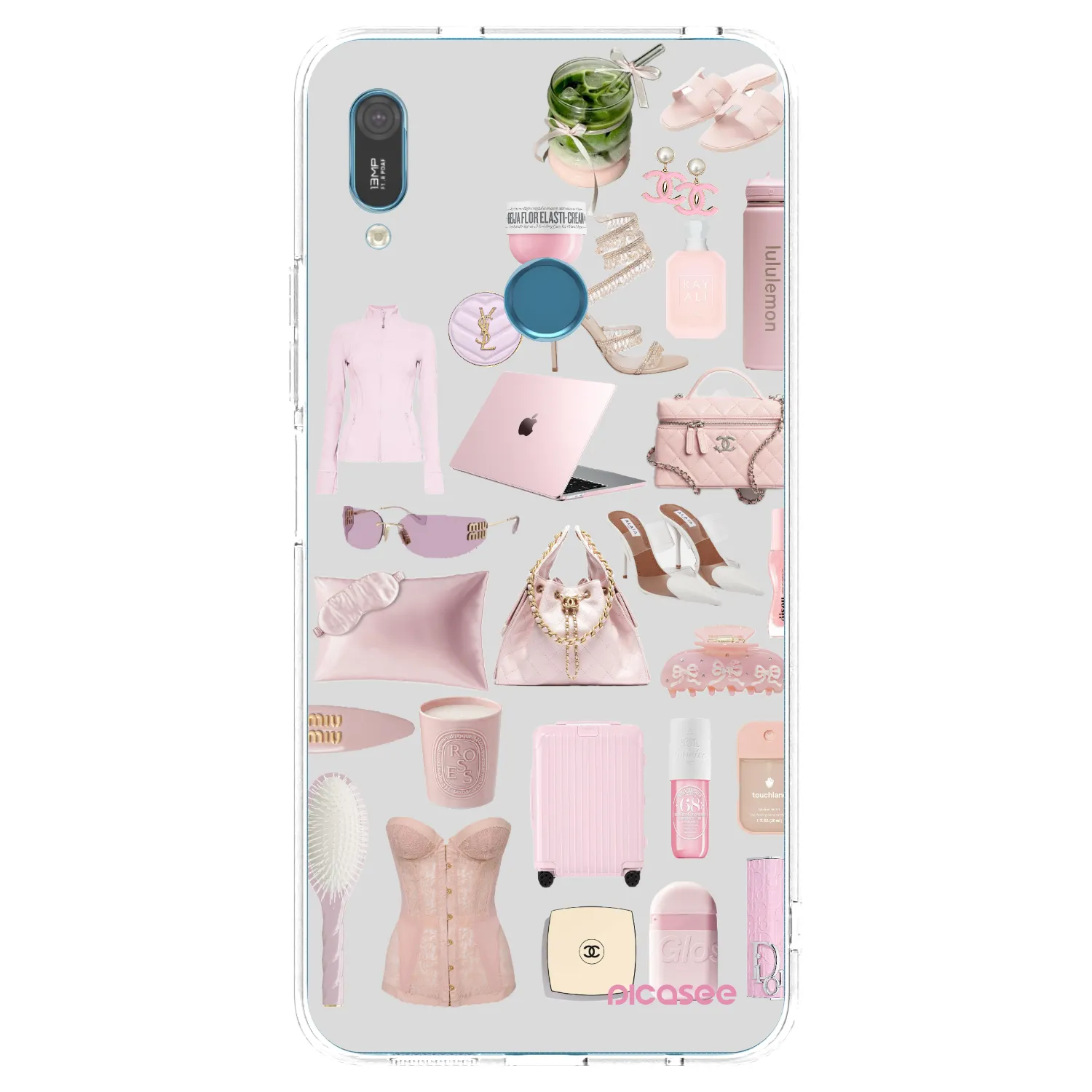 Picasee silikonový průhledný obal pro Huawei Y6 2019 - Glam Babe