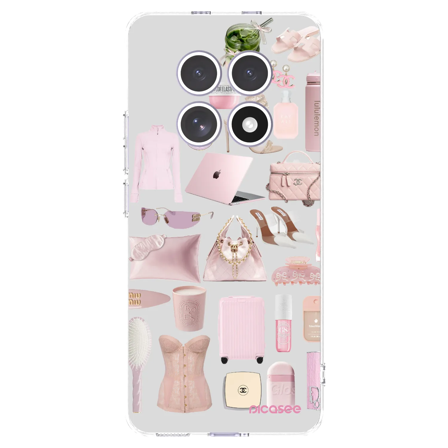 Picasee silikonový průhledný obal pro Xiaomi Redmi Note 15 - Glam Babe