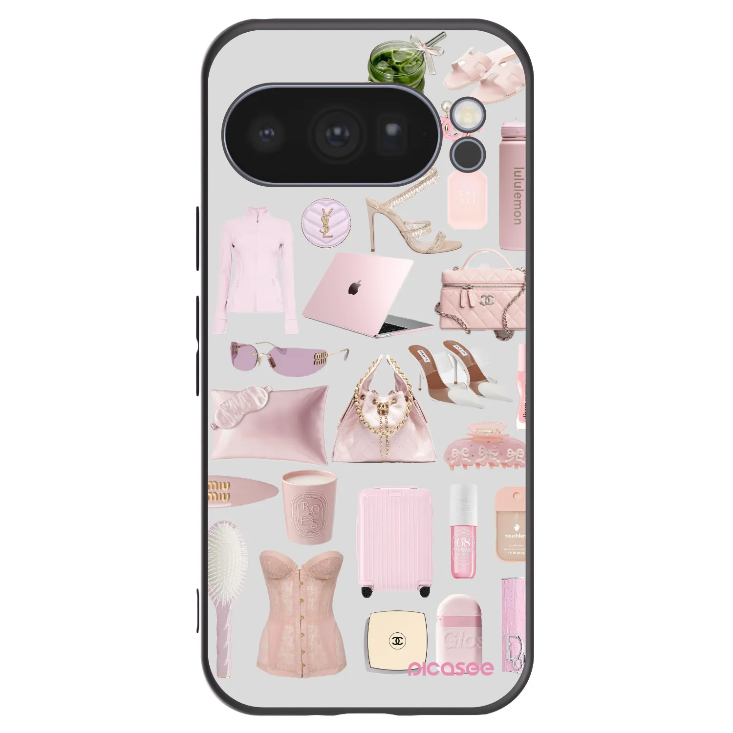 Picasee silikonový černý obal pro Google Pixel 10 Pro - Glam Babe