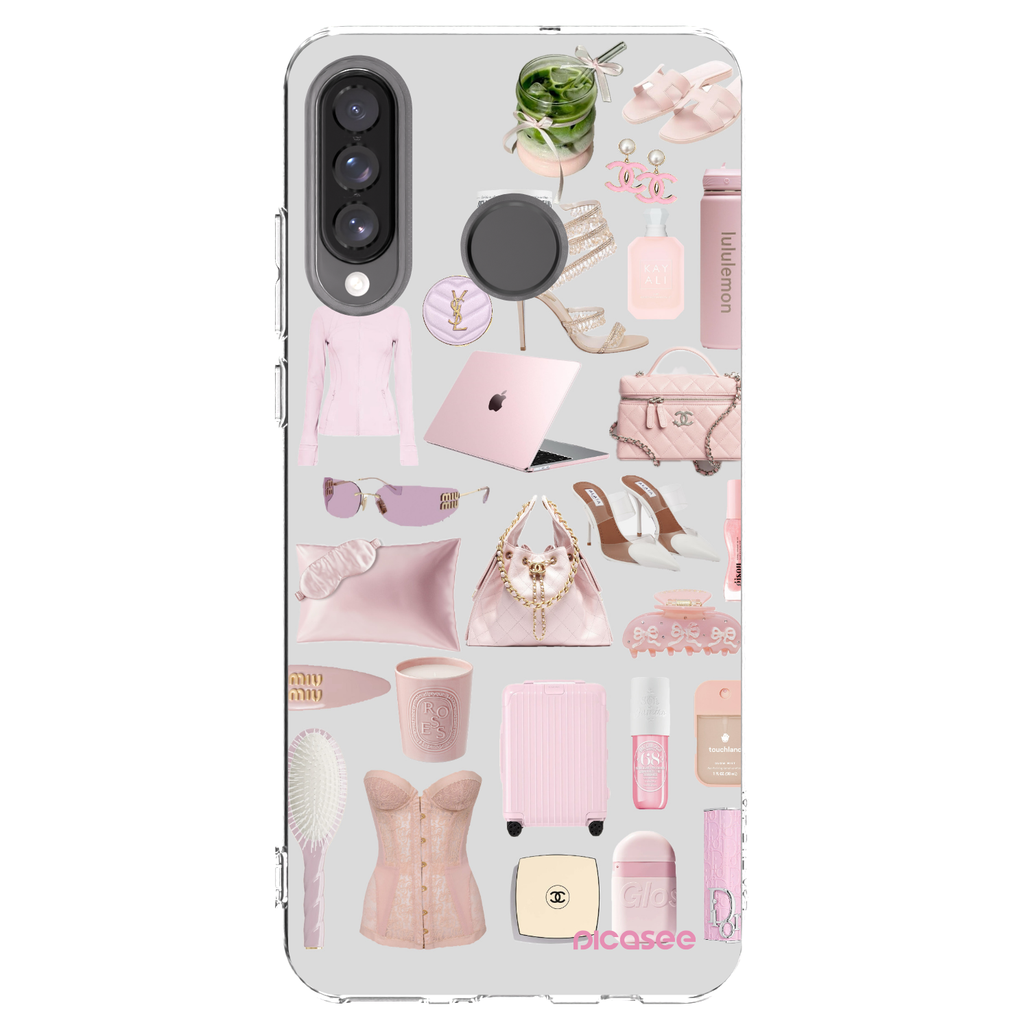 Picasee silikonový průhledný obal pro Huawei P30 Lite - Glam Babe