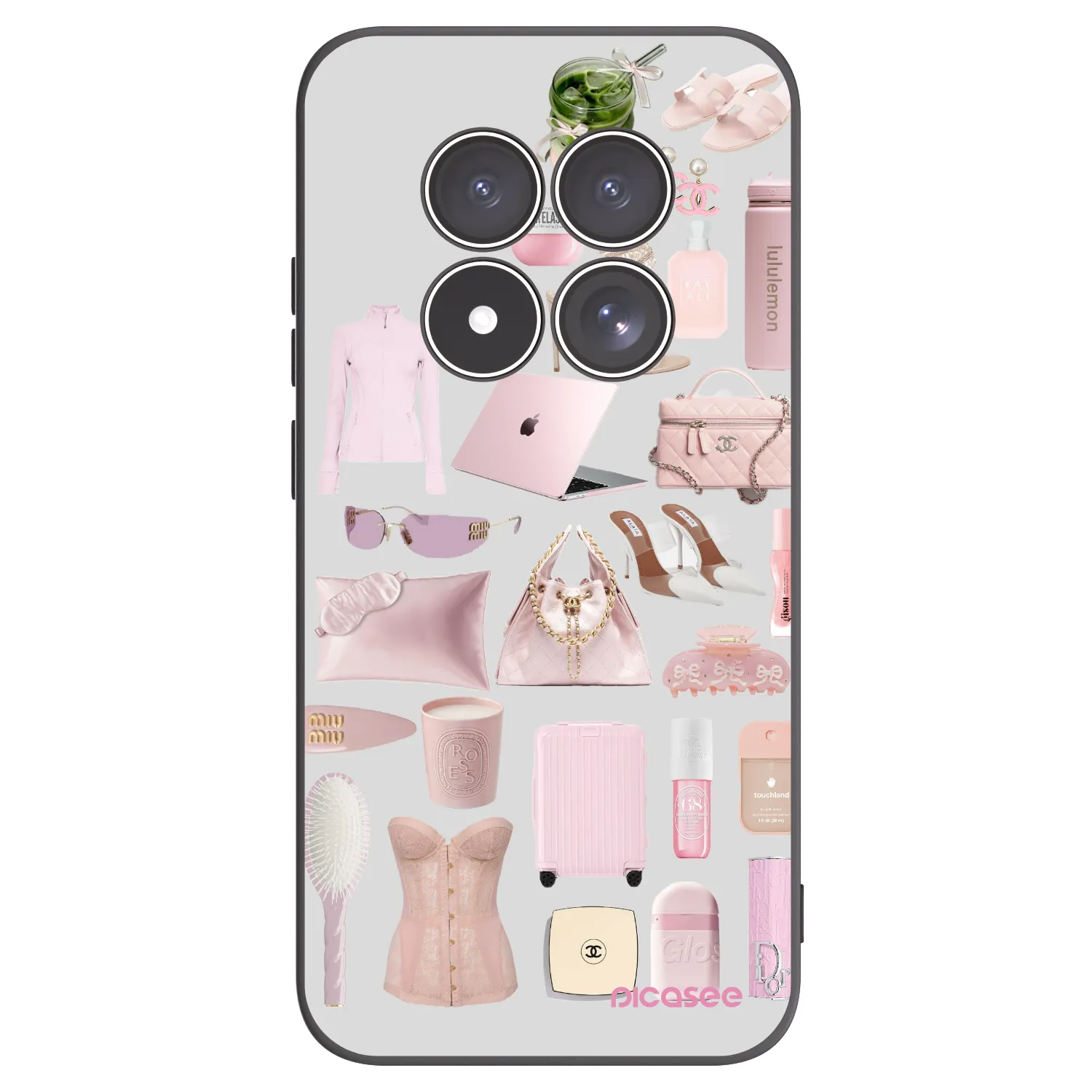 Picasee silikonový černý obal pro Xiaomi Redmi Note 15 Pro 5G - Glam Babe