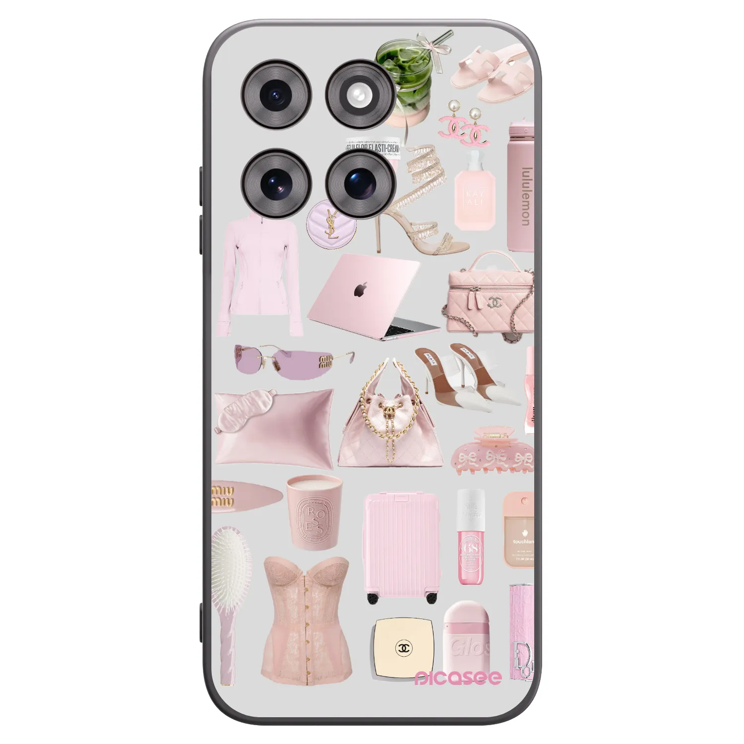 Picasee silikonový černý obal pro Motorola Moto G77 - Glam Babe