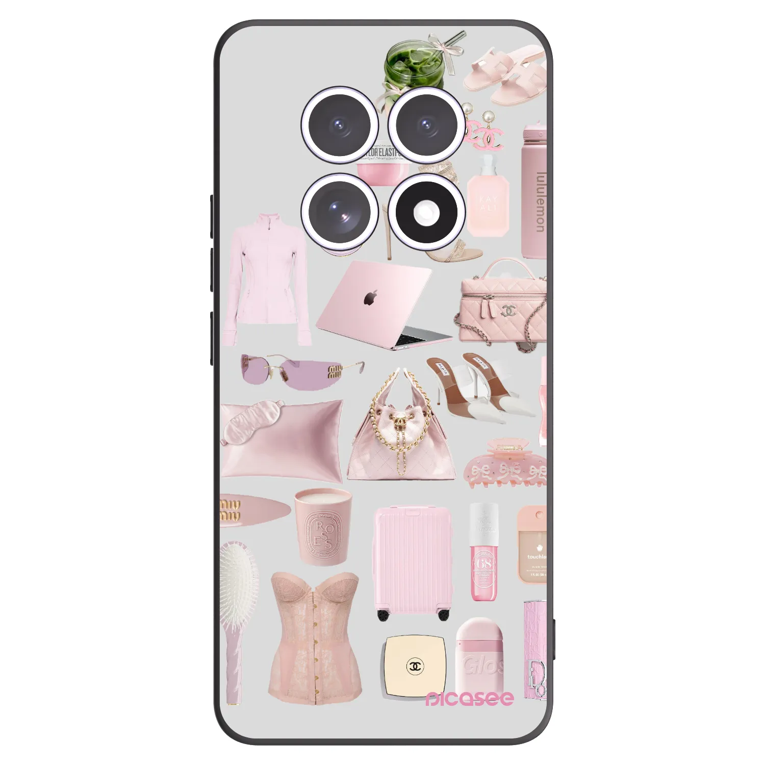 Picasee silikonový černý obal pro Xiaomi Redmi Note 15 5G - Glam Babe