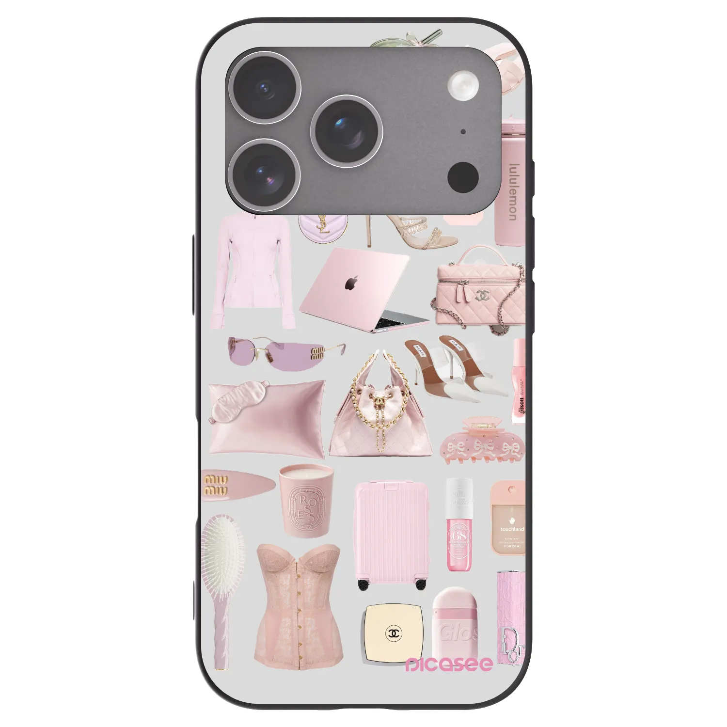 Picasee silikonový černý obal pro Apple iPhone 18 Pro - Glam Babe