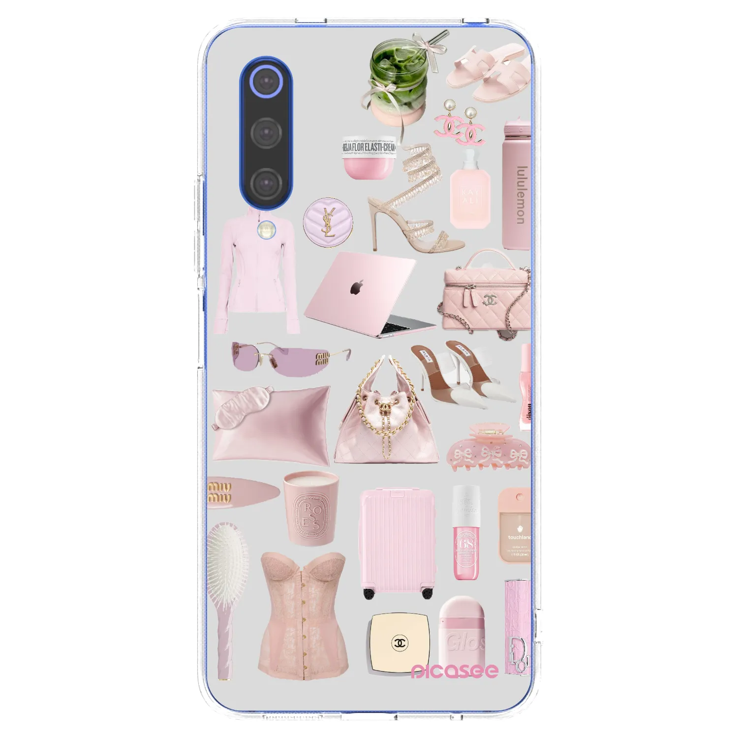 Picasee silikonový průhledný obal pro Xiaomi Mi 9 SE - Glam Babe