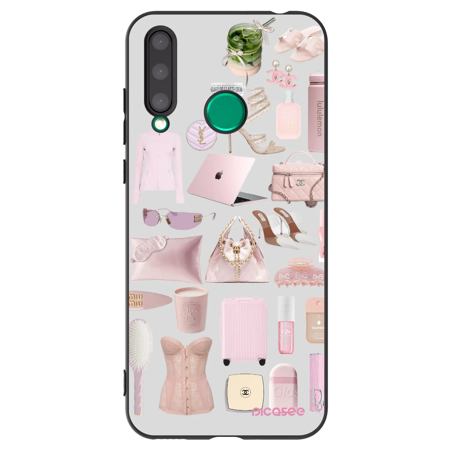 Picasee silikonový černý obal pro Honor 20 Lite - Glam Babe