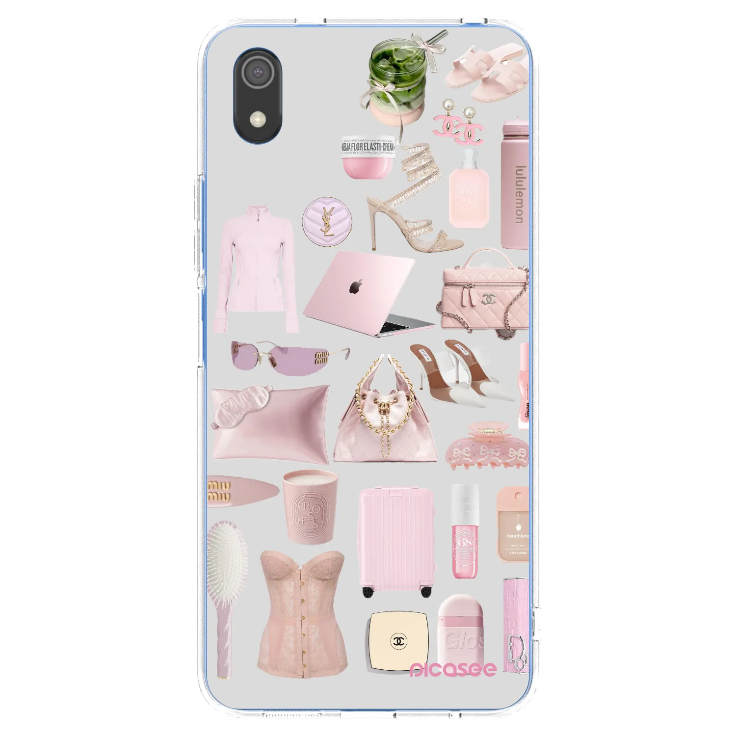 Picasee silikonový průhledný obal pro Xiaomi Redmi 7A - Glam Babe