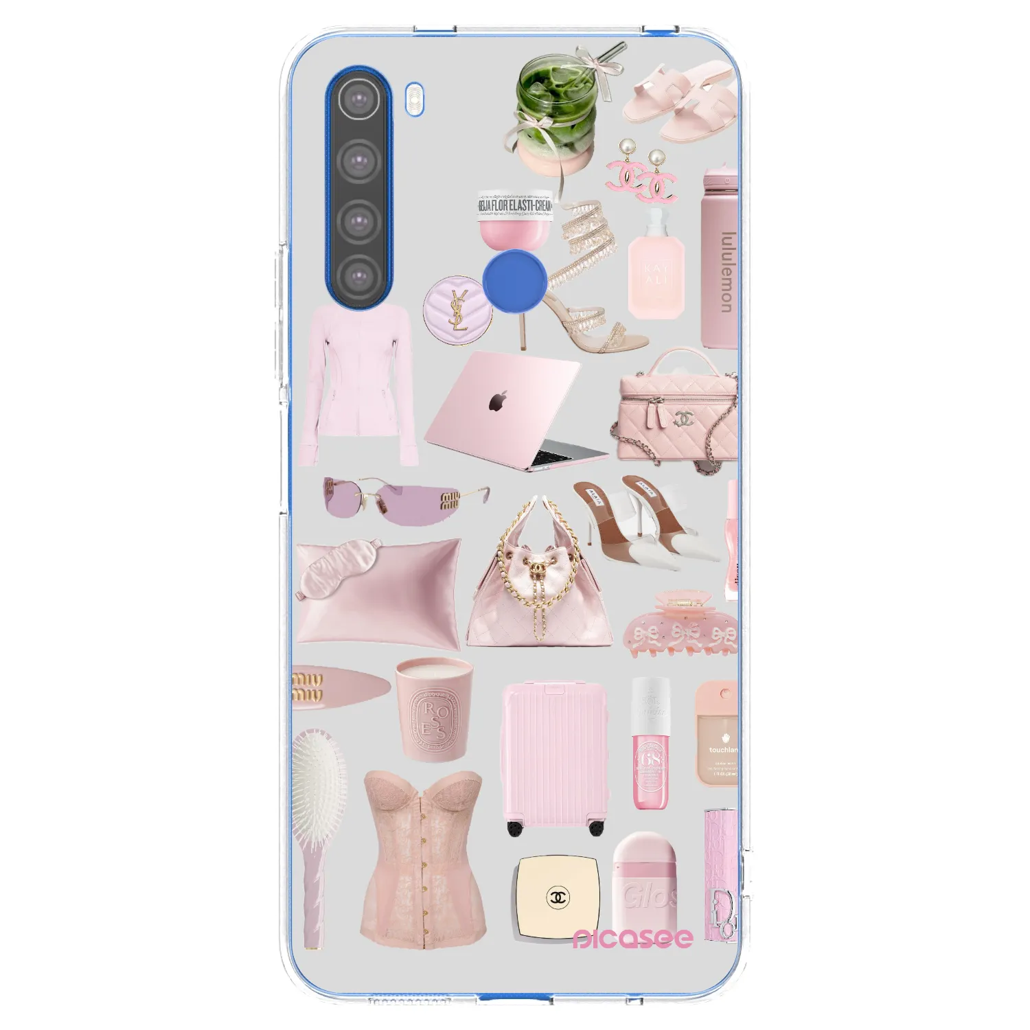 Picasee silikonový průhledný obal pro Xiaomi Redmi Note 8T - Glam Babe
