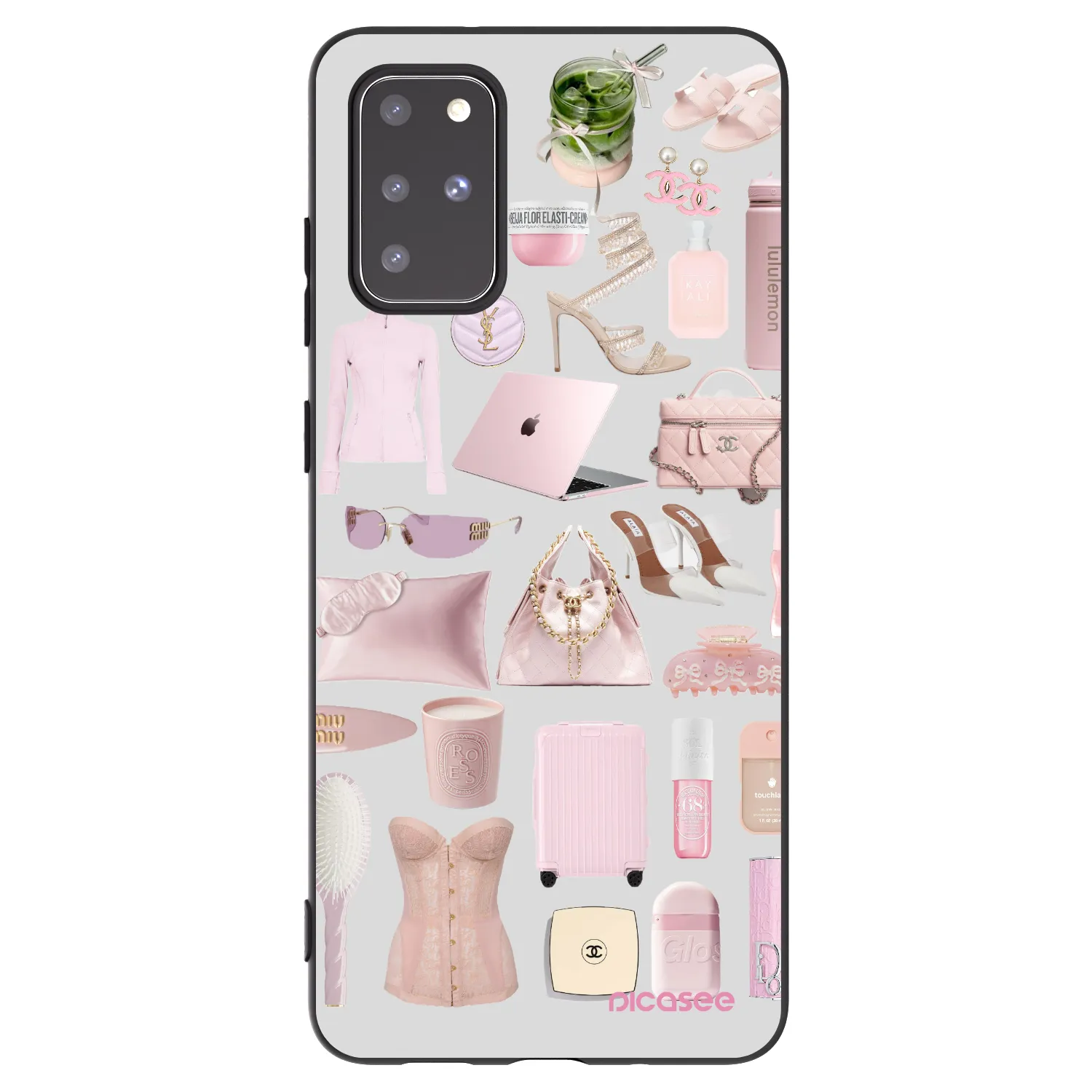 Picasee silikonový černý obal pro Samsung Galaxy S20+ G985F - Glam Babe