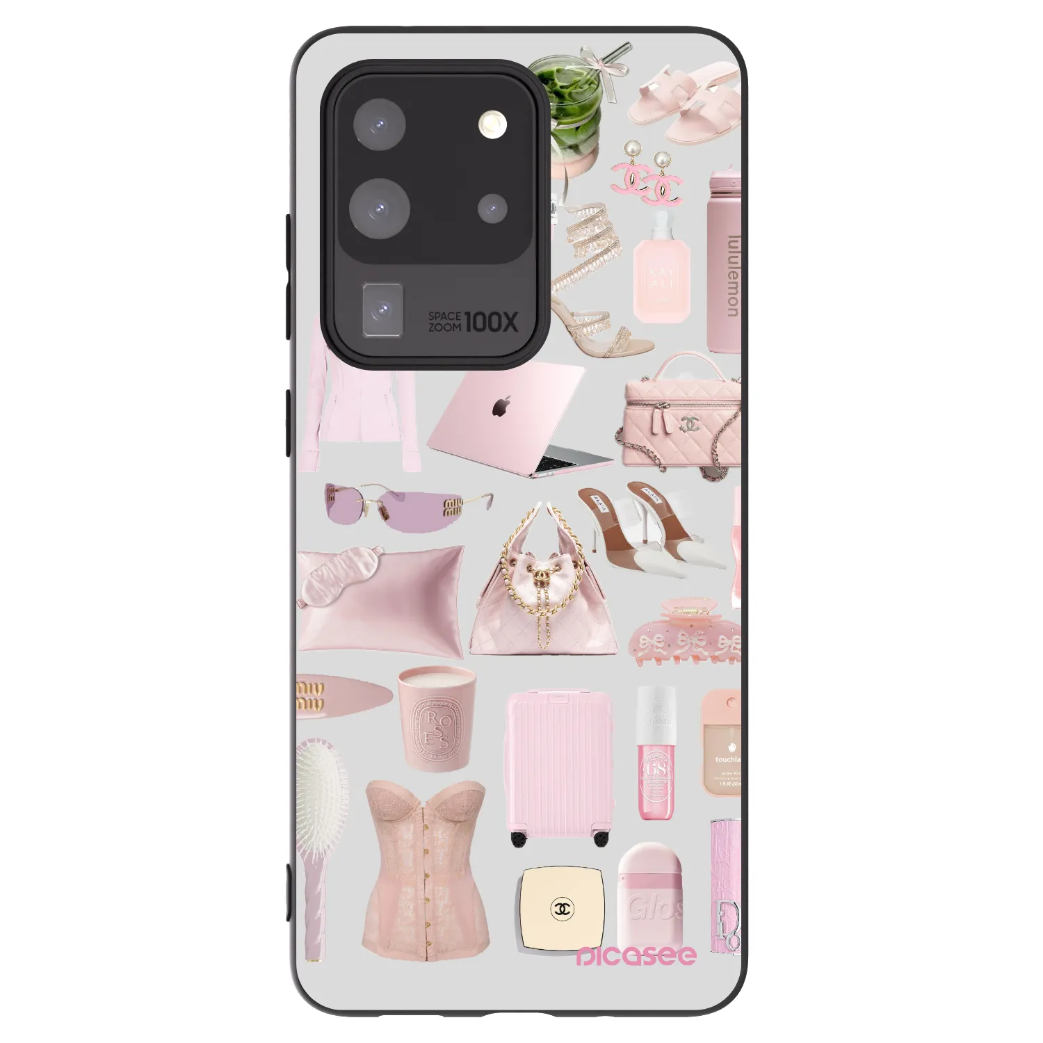 Picasee silikonový černý obal pro Samsung Galaxy S20 Ultra 5G G988F - Glam Babe