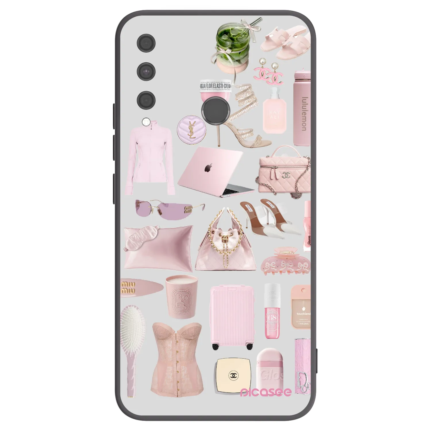 Picasee silikonový černý obal pro Huawei P40 Lite E - Glam Babe