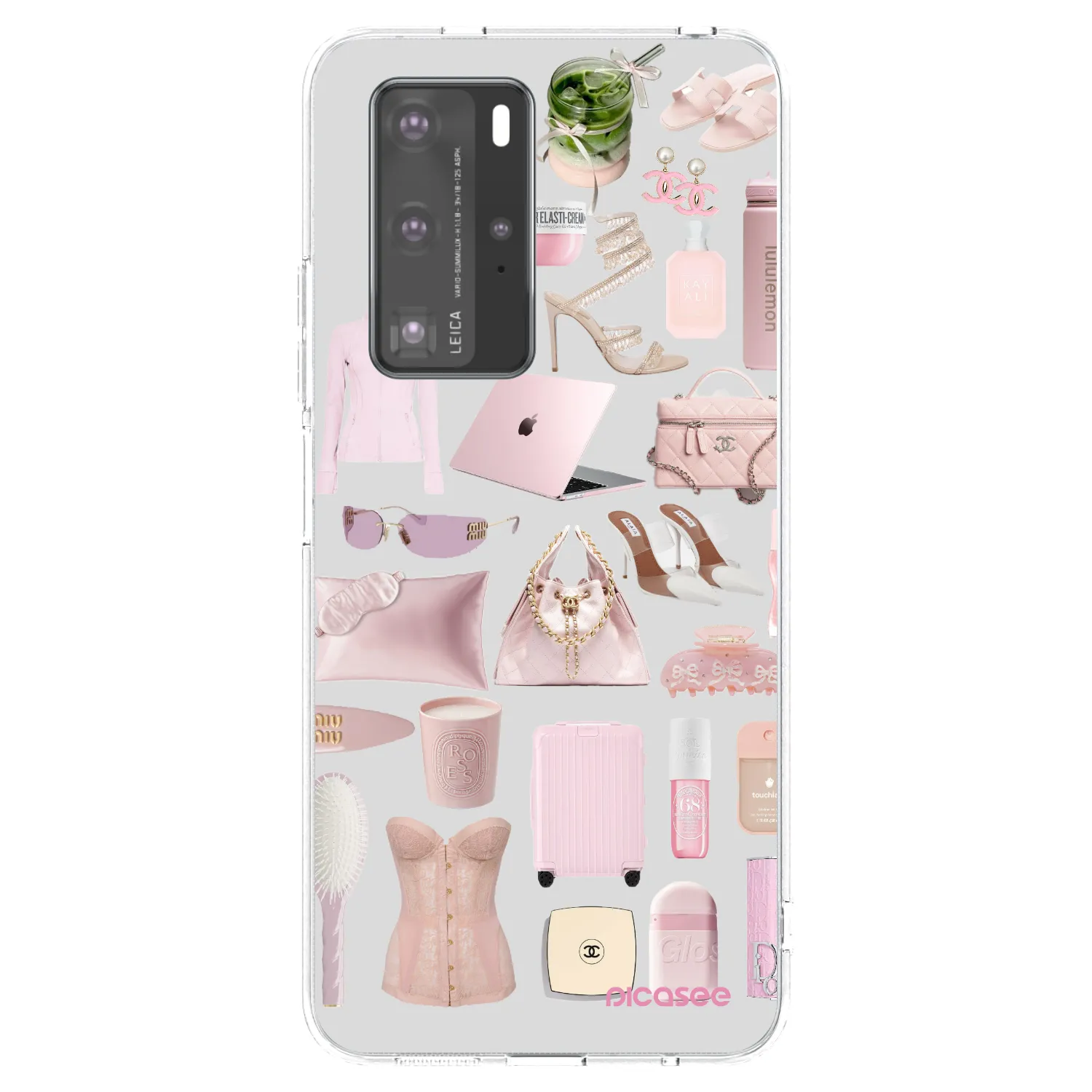 Picasee silikonový průhledný obal pro Huawei P40 Pro - Glam Babe
