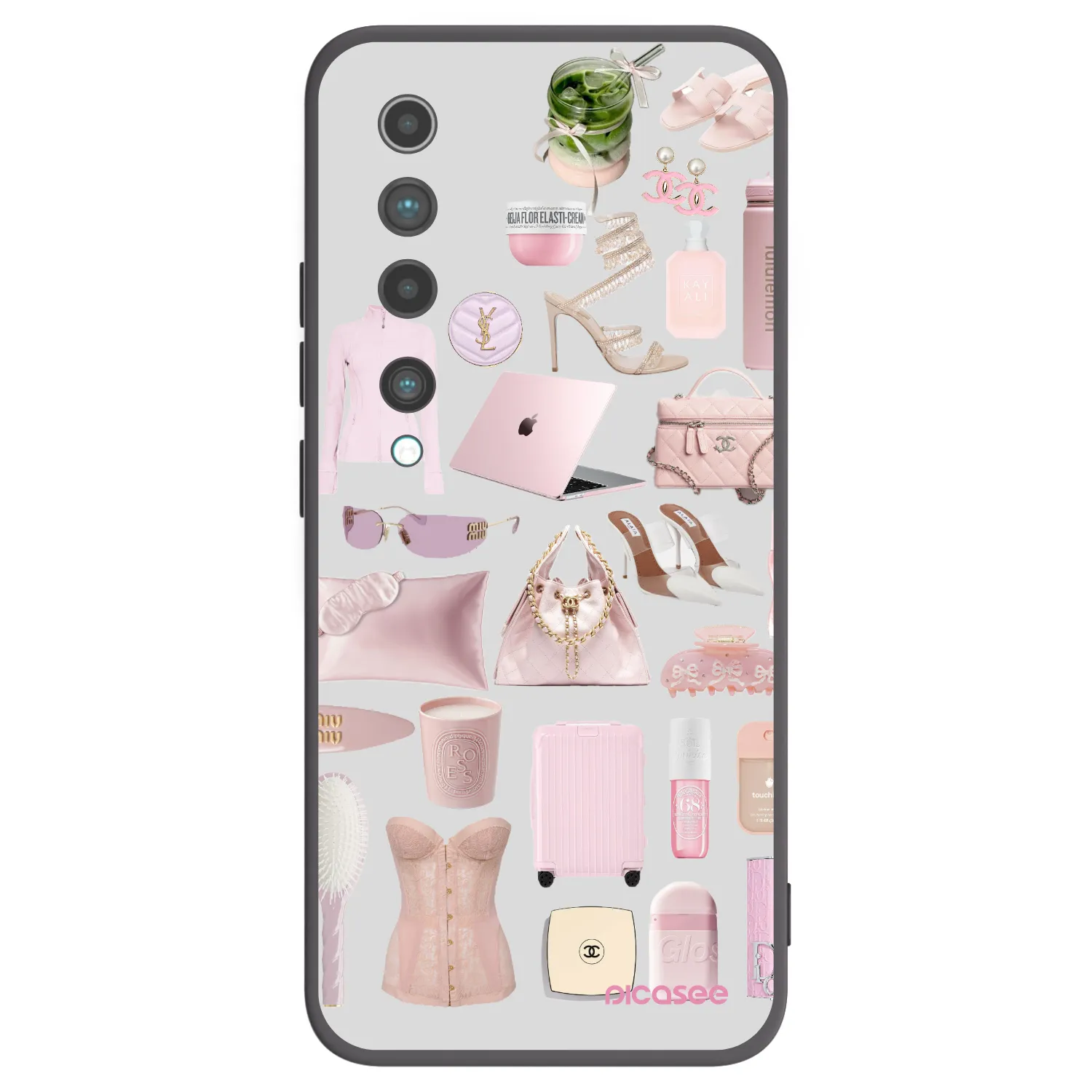 Picasee silikonový černý obal pro Xiaomi Mi 10 - Glam Babe
