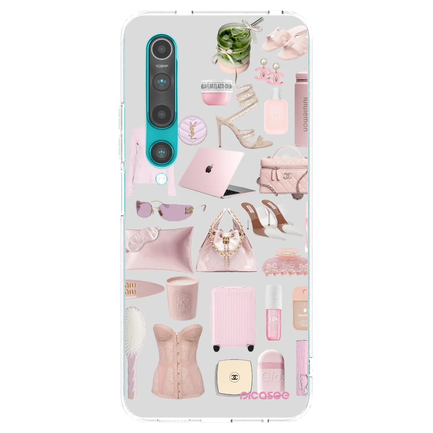Picasee silikonový průhledný obal pro Xiaomi Mi 10 - Glam Babe
