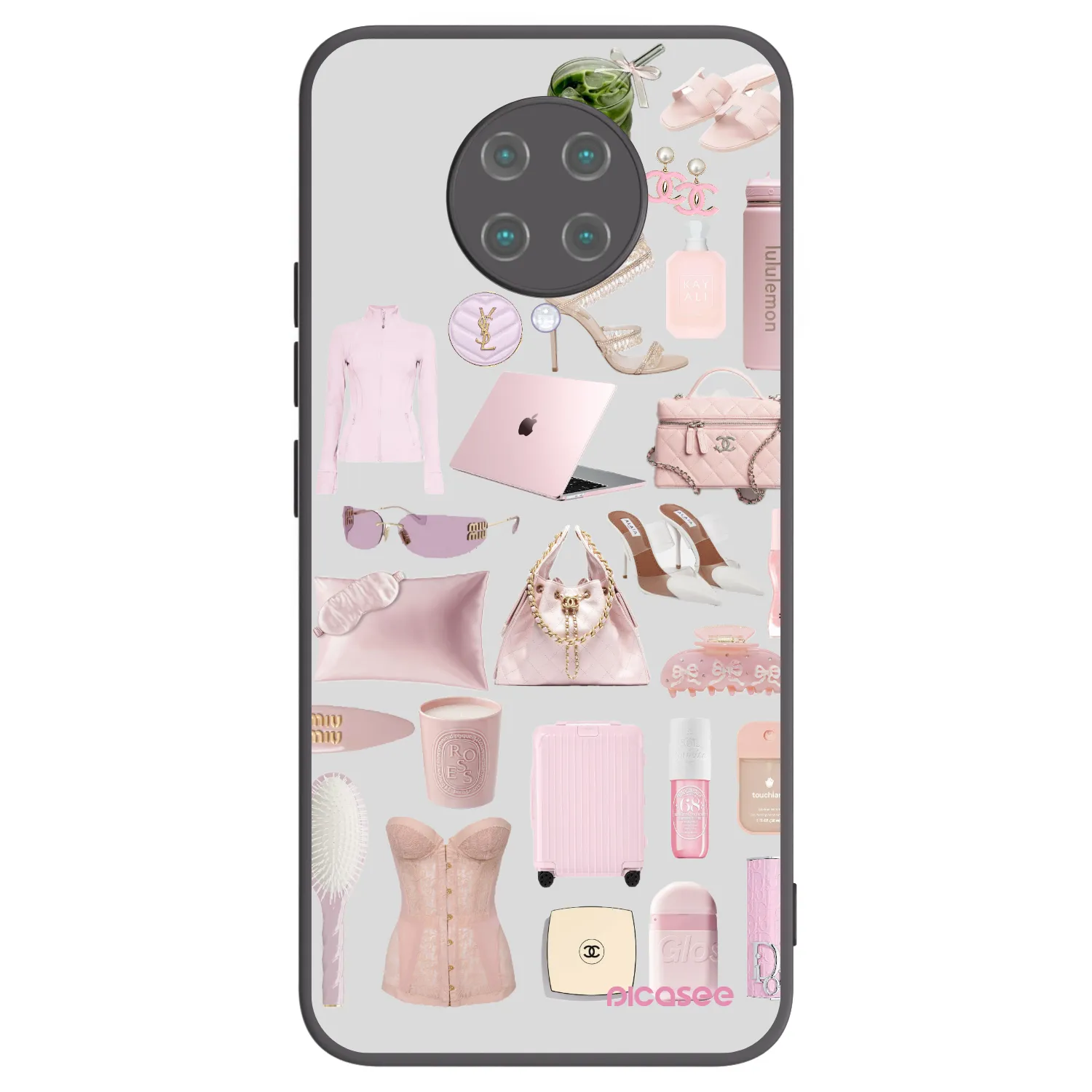 Picasee silikonový černý obal pro Xiaomi Poco F2 Pro - Glam Babe