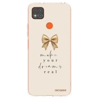 Picasee silikonový průhledný obal pro Xiaomi Redmi 9C - Golden Dream