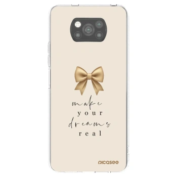 Picasee silikonový černý obal pro Xiaomi Poco X3 - Golden Dream