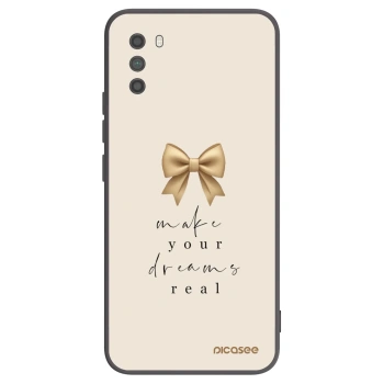 Picasee silikonový černý obal pro Xiaomi Poco M3 - Golden Dream
