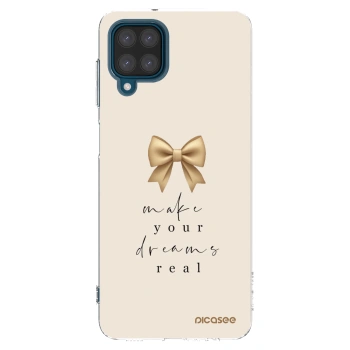 Picasee silikonový průhledný obal pro Samsung Galaxy A12 A125F - Golden Dream