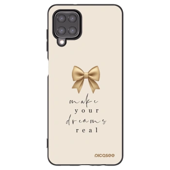 Picasee silikonový černý obal pro Samsung Galaxy A12 A125F - Golden Dream