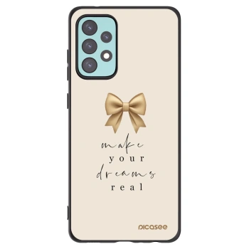 Picasee silikonový černý obal pro Samsung Galaxy A72 A725F - Golden Dream