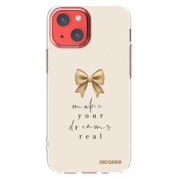 Picasee silikonový průhledný obal pro Apple iPhone 13 mini - Golden Dream