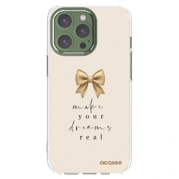 Picasee silikonový průhledný obal pro Apple iPhone 13 Pro - Golden Dream
