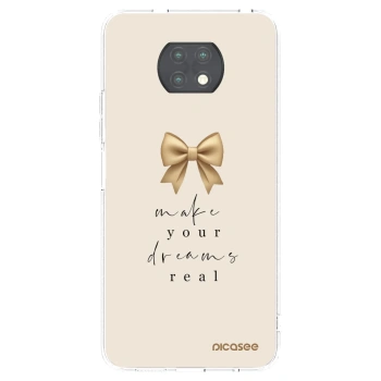 Picasee silikonový průhledný obal pro Xiaomi Redmi Note 9T - Golden Dream