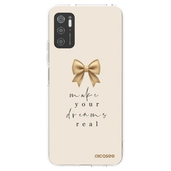 Picasee silikonový průhledný obal pro Xiaomi Poco M3 Pro 5G - Golden Dream