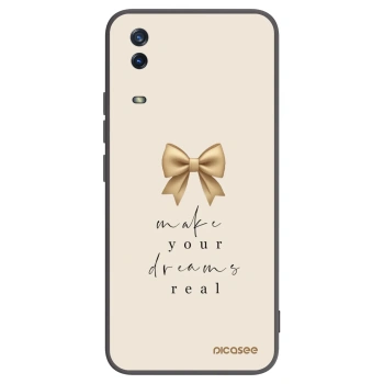 Picasee silikonový černý obal pro Vivo Y11s - Golden Dream