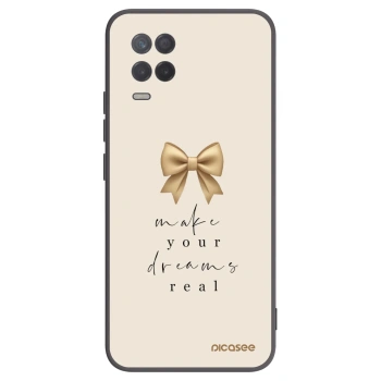 Picasee silikonový černý obal pro Realme 8 5G - Golden Dream