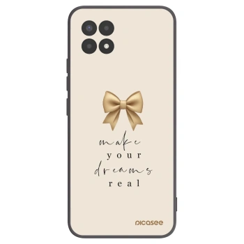 Picasee silikonový černý obal pro Realme 8i - Golden Dream