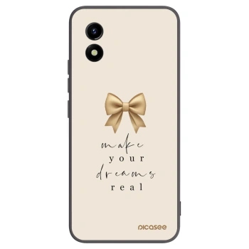 Picasee silikonový černý obal pro Vivo Y01 - Golden Dream