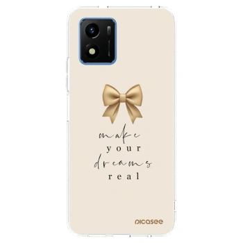 Picasee silikonový průhledný obal pro Vivo Y01 - Golden Dream