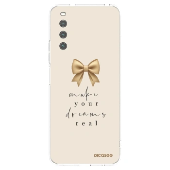 Picasee silikonový průhledný obal pro Sony Xperia 10 IV 5G - Golden Dream