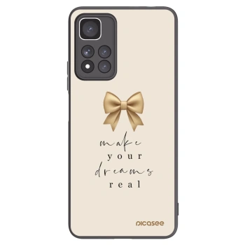 Picasee silikonový černý obal pro Xiaomi Redmi Note 11 Pro+ 5G - Golden Dream