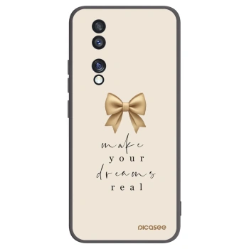Picasee silikonový černý obal pro Honor 70 - Golden Dream