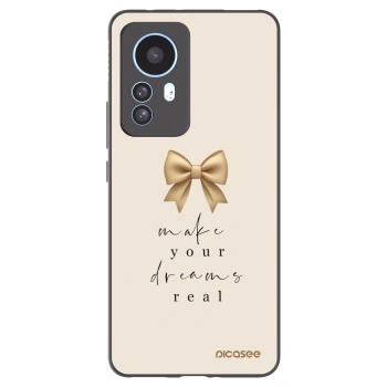 Picasee silikonový černý obal pro Xiaomi 12T Pro - Golden Dream