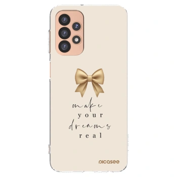 Picasee silikonový průhledný obal pro Samsung Galaxy A23 A236B 5G - Golden Dream